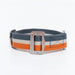 Ruff & Tumble All-Terrain canvas dog collar in Navy / Amber