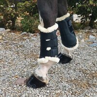 Bucas Brushing Boots – Pair – Navy