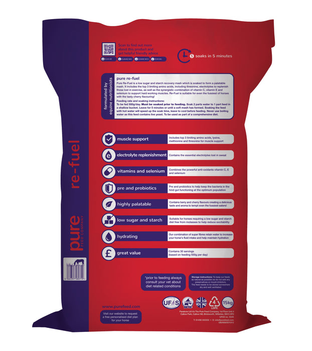 Pure Feed Company Re-Fuel Pellets 15kg
