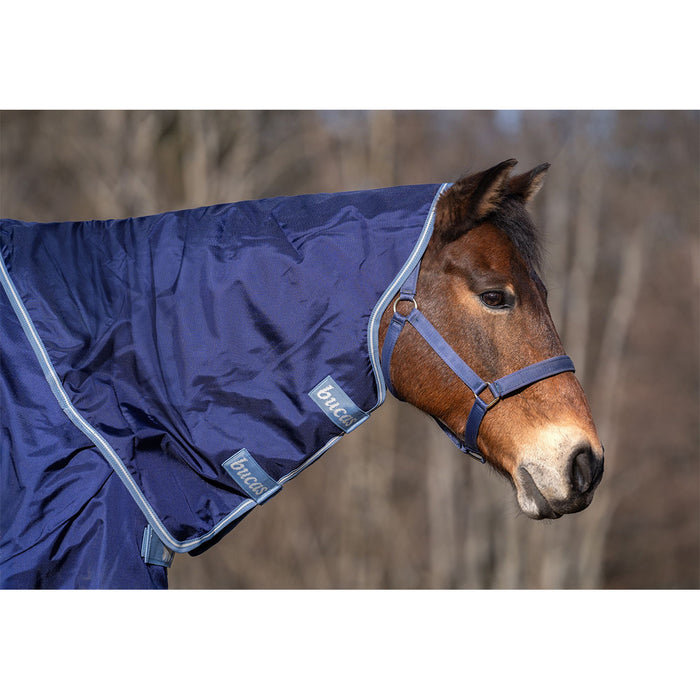 Bucas Atlantic Exclusive Turnout Rug 0g & Neck – Navy/Light Blue