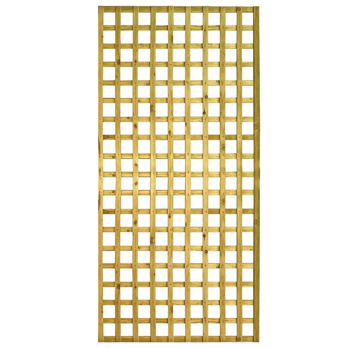 Zest County Square Wooden Trellis – 1.83m × 0.615m, Pack of 3