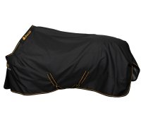 Bucas Irish Big Neck Turnout Rug 50g – Black/Gold