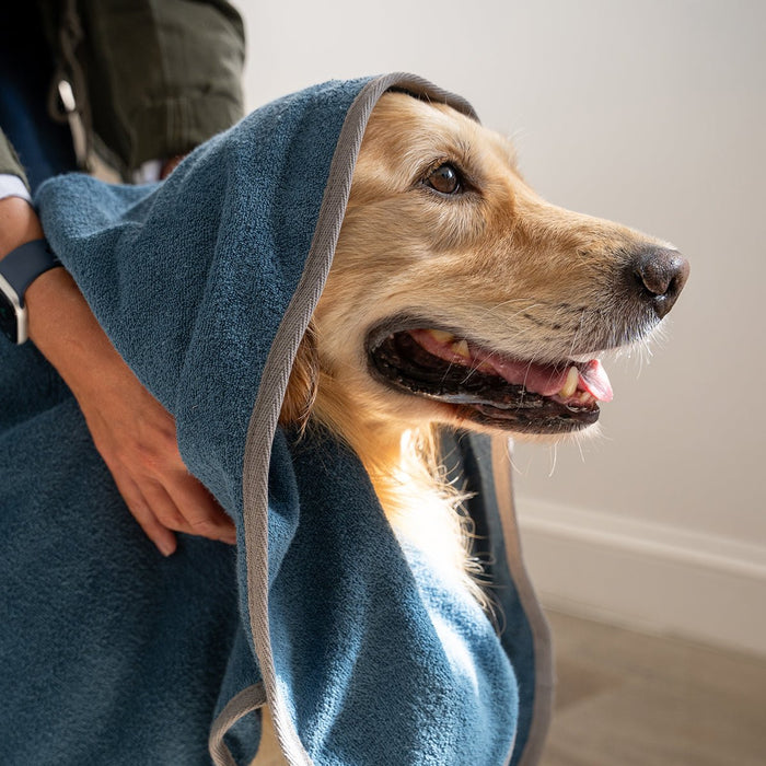 Ruff & Tumble Dog Drying Towel in Teal – view 2