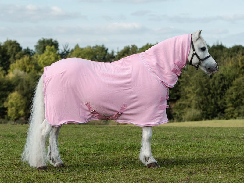 Swish Fixed-Neck Fleece Rug – Baby Pink