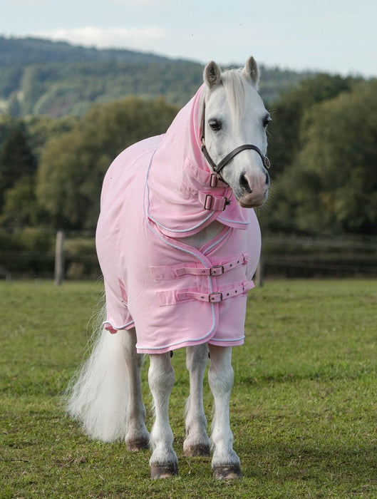 Swish Fixed-Neck Fleece Rug – Baby Pink