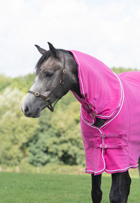Swish Fixed-Neck Fleece Rug – Berry
