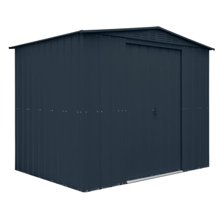 Global 8x6 Anthracite Grey Metal Apex Shed