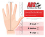 ARS secateur hand sizing guide for small, medium and large hands