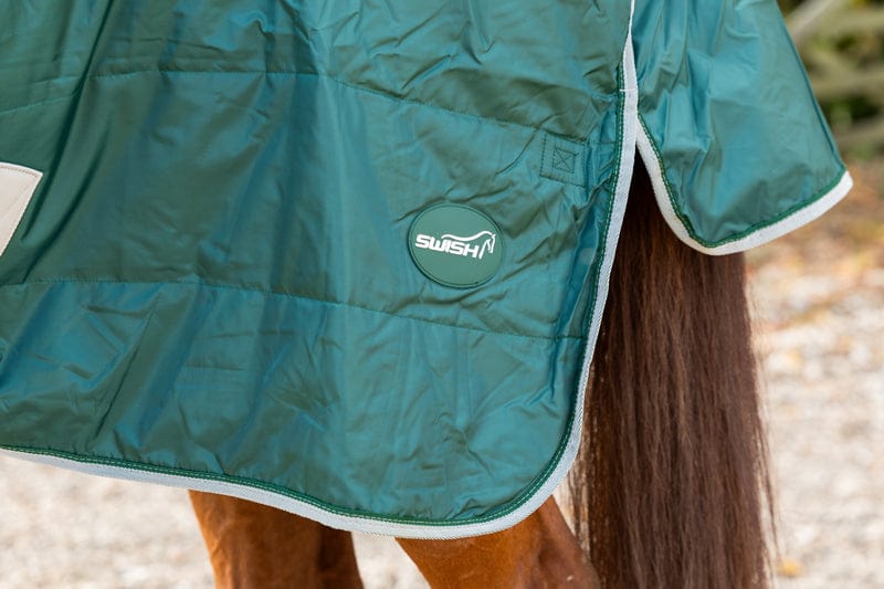 Swish 100g Detachable-Neck Stable Rug – Hunter Green – image 5