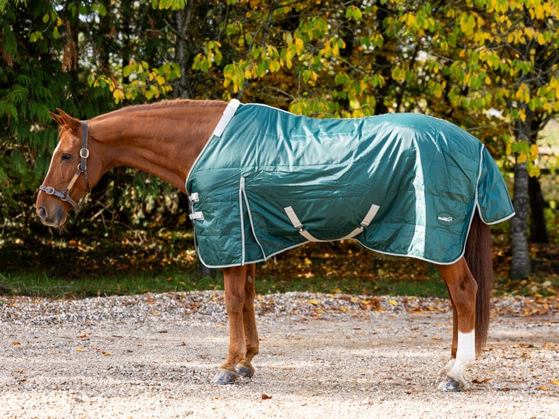 Swish 100g Detachable-Neck Stable Rug – Hunter Green – image 4