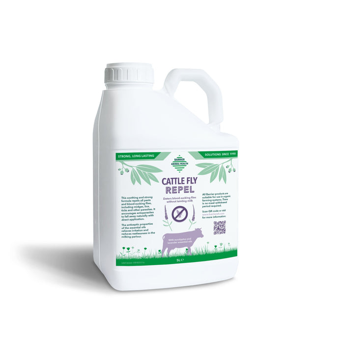 Barrier Cattle Fly Repel Plant-Based Fly & Midge Repellent 5L