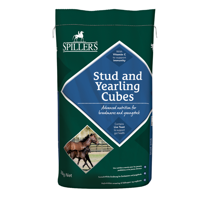 Spillers Stud and Yearling Cubes 20kg horse feed bag
