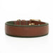 Ruff & Tumble Morston padded leather dog collar in Olive