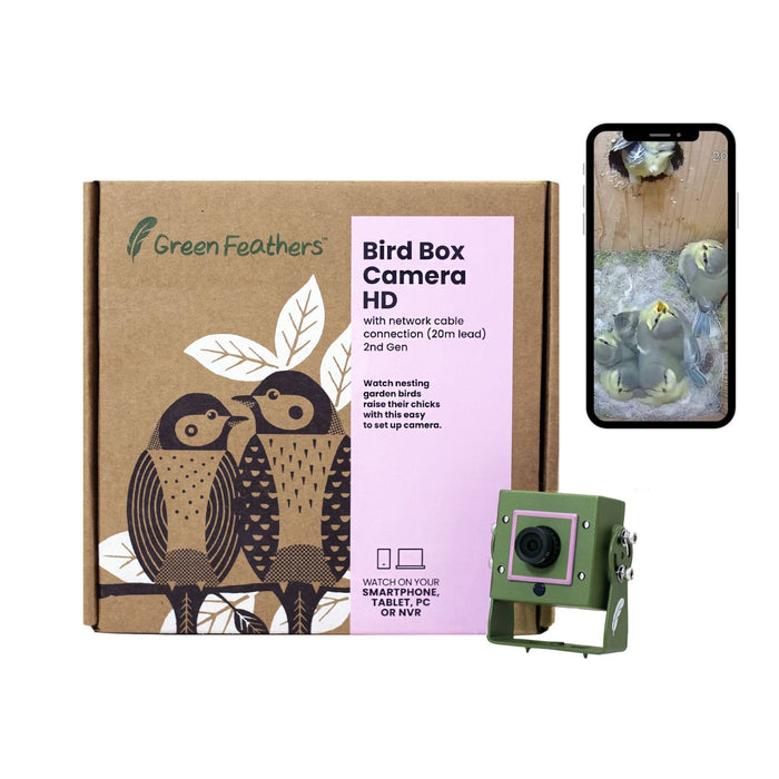 4MP Wired Network Camera for Birdbox & Wildlife Habitats (25fps) - Summer Special Offer - 13% OFF