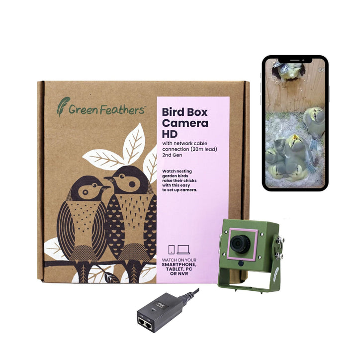 4MP Wired Network Camera for Birdbox & Wildlife Habitats (25fps) PoE Version - Summer Special Offer - 13% OFF