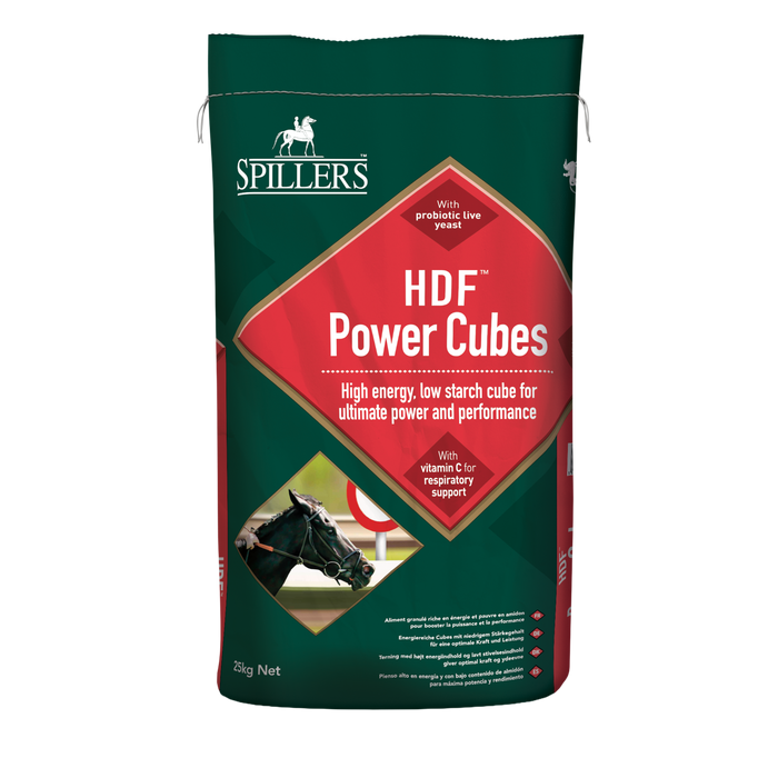 Spillers HDF Power Cubes 25kg horse feed bag