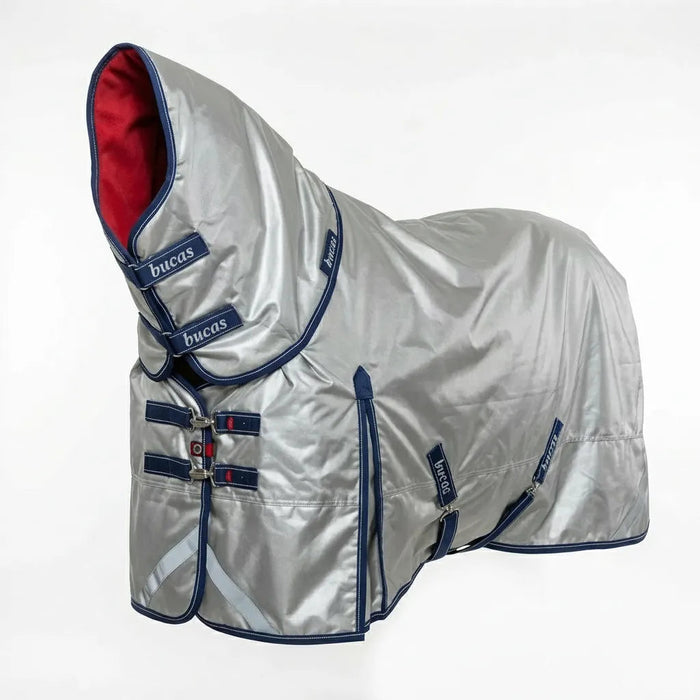 Bucas Power Light Big Neck Turnout Rug 0g – Silver