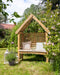 Jagram Orio Arbour with Bench – Full Trellis, garden view
