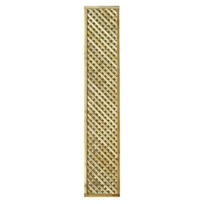 Zest Privacy Diamond Wooden Trellis – 1.83m × 0.305m, Pack of 3