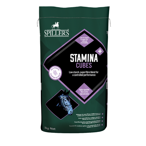 Spillers Stamina+ Cubes 20kg horse feed bag