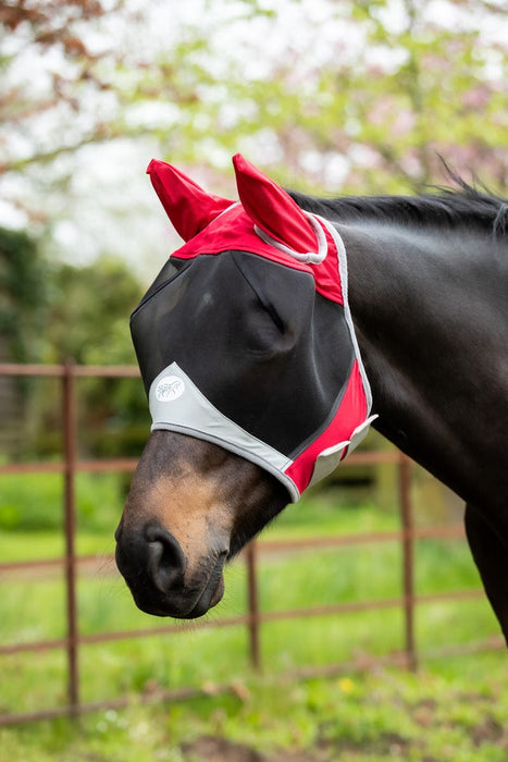 Swish Horse Fly Mask – Red
