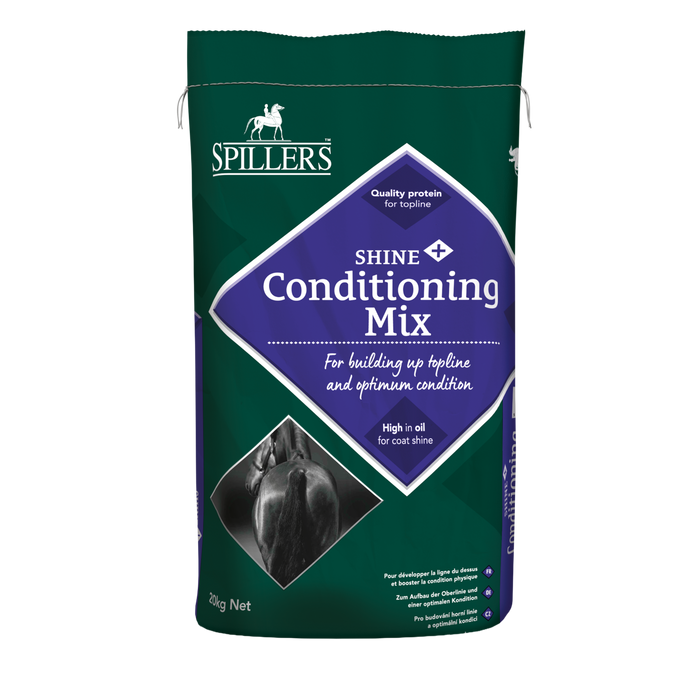 Spillers Shine+ Conditioning Mix 20kg horse feed bag