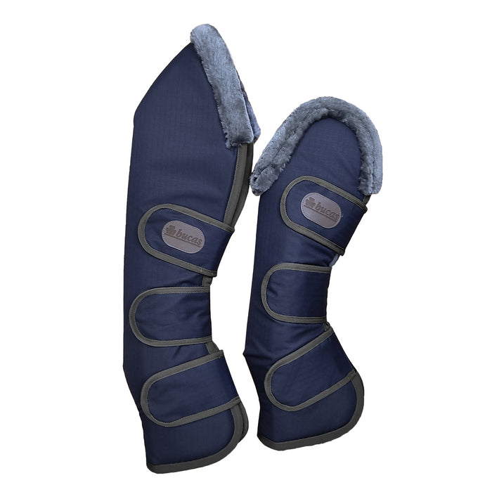 Bucas Show-Line Travel Boots – Set of 4 – Navy / Grey
