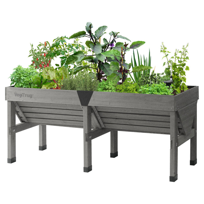 VegTrug Medium - Grey Wash (FSC 100%)