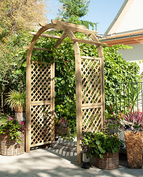 Jagram Rose Garden Arch Classic wooden garden arch
