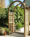 Jagram Rose Garden Arch Contemporary wooden garden arch