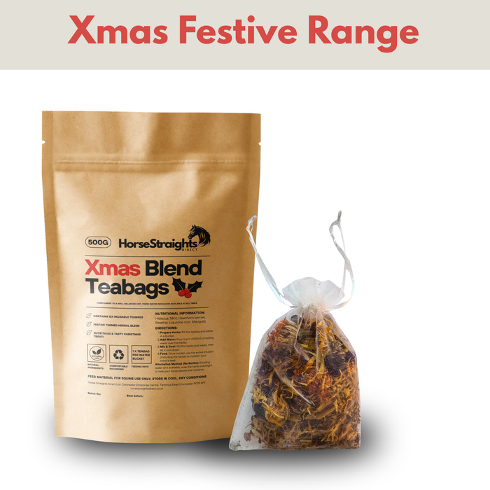 Horse Straights Direct Christmas Herbal Infusion with 6 Refillable Teabags