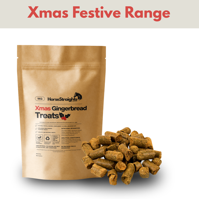Horse Straights Direct Christmas Gingerbread Treats for Horses 1kg