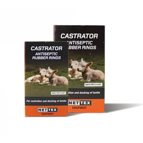 Net-Tex Lamb Castration Rings 500 Box