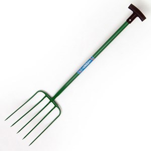 FynaLite Manure Fork 5 Prong T Grip - Horse Stable Fork