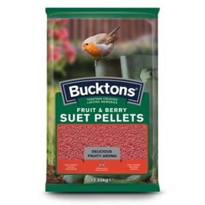 Bucktons Fruit & Berry Suet Pellets  - 12.55kg