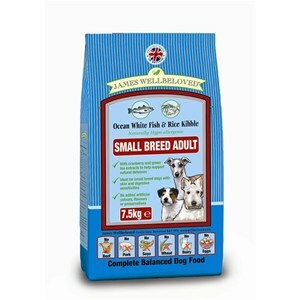 James Wellbeloved Dog Adult Small Breed Fish & Rice - 7.5 kg