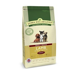 James Wellbeloved Dog Adult Small Breed Lamb & Rice - 7.5 kg