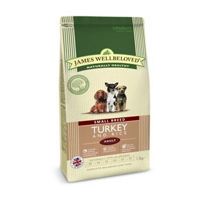 James Wellbeloved Dog Adult Small Breed Turkey & Rice - 7.5 kg