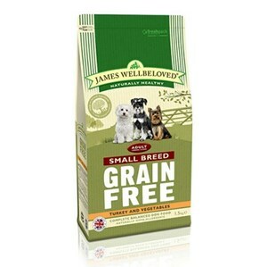 James Wellbeloved Dog Adult Small Brd Trk&Veg GrainFree - 1.5 kg