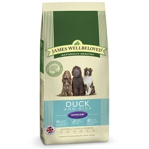 James Wellbeloved Dog Senior Duck & Rice  - 7.5 kg