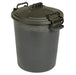 Heavy Duty Dustbin & Lid with Clip Black - 50 L      