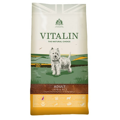 Vitalin Adult Grain Free Lamb & Rice - Various Sizes