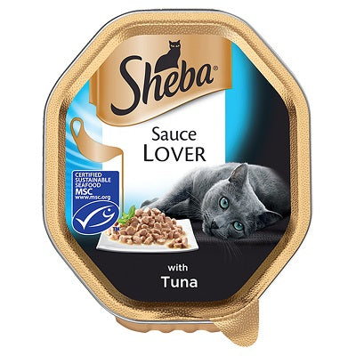 Sheba Tray Sauce Lover Tuna 22 x 85g - APRIL SPECIAL OFFER - 18% OFF