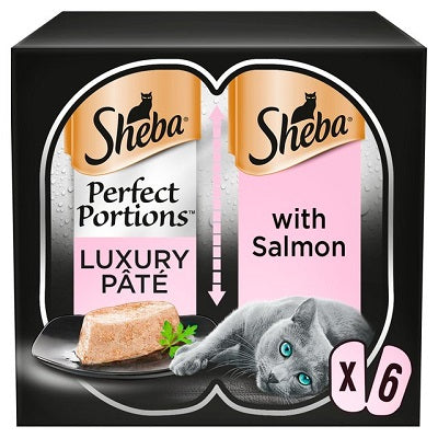 Sheba Perfect Portions with Salmon in Loaf 8 x 3 x (2x37.5g) - MAY SPECIAL OFFER - 19% OFF