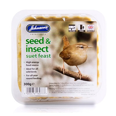 JVP Seed & Insect Suet Feast 8 x 300g