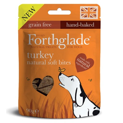 Forthglade Natural Soft Bites Turkey Treats 8 x 90g - APRIL SPECIAL OFFER - 15% OFF