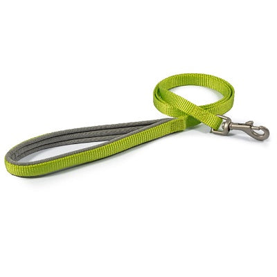 Ancol Viva Padded Snap Lead Lime - Various Sizes