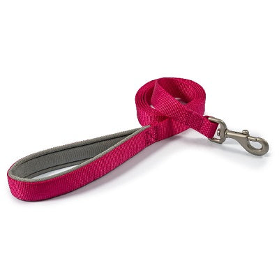 Ancol Viva Padded Snap Lead Pink 25mm x 1.8m