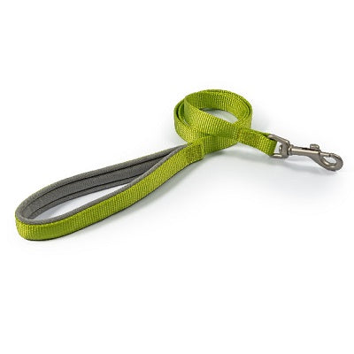 Ancol Viva Padded Snap Lead Lime - Various Sizes