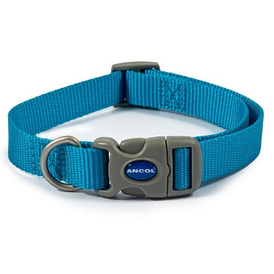Ancol Viva Adjustable Quick Fit Collar Blue - Various Sizes